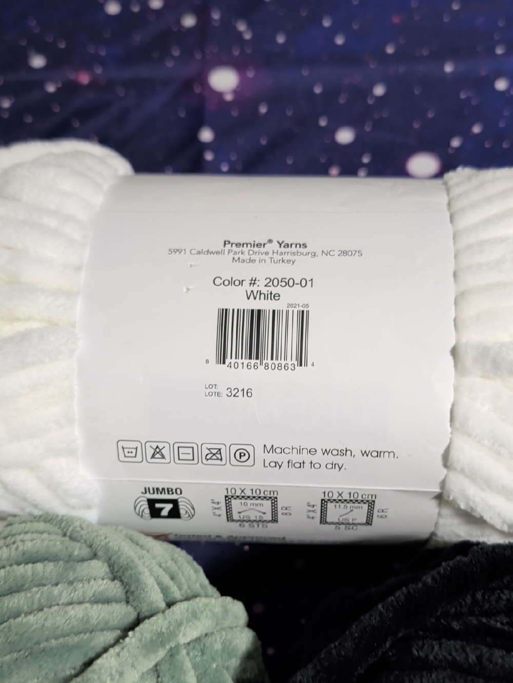 7 Brand New Skeins Premier Parfait XL Chenille Yarn Various Colors Smoke Free - Picture 10 of 10